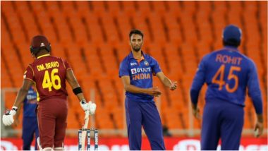 IND vs WI 2nd ODI: वेस्ट इंडिजचे दोन फलंदाज झटपट माघारी, डॅरेन ब्रावो अवघ्या एका धावेवर आऊट
