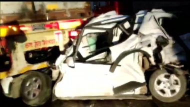 Mumbai-Pune Expressway Road Accident: ट्रेलर-कार यांच्या भीषण अपघात; सोलापूरमधील काँग्रेसचे जिल्हा उपाध्यक्ष गौरव खरात सह 4 जणांचा अंत