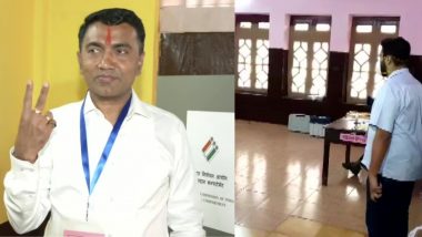 Goa Assembly Elections 2022: मुख्यमंत्री Pramod Sawant, Utpal Parrikar यांनी बजावला मतदानाचा हक्क!