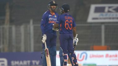 IND vs WI 3rd T20I: सूर्यकुमार यादवचे दमदार अर्धशतक, Venkatesh Iyer याची तडाखेबाज फलंदाजी; वेस्ट इंडीजसमोर 185 धावांचे लक्ष्य
