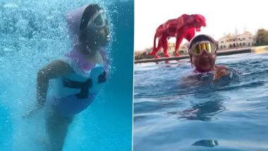 MS Dhoni याची 6 वर्षांची मुलगी Ziva ने स्विमिंग पूलमध्ये एकटीने मारली डुबकी, वाढदिवसापूर्वी पाण्यात अशी केली मस्ती (Watch Video)