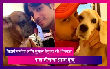 Sidharth Malhotra आणि  Kunal Kemmu च्या घरी शोककळा, घरातील जीवलागचा मृत्यू