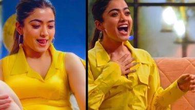 Oops मोमेंट ची शिकार झाली  'Pushpa' फेम अभिनेत्री  Rashmika Mandanna, फोटो झाले व्हायरल