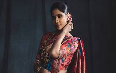 Saie Tamhankar ने शेअर केला साडी मधला फोटो, तिचं मोहक रूप तुम्हाला ही करेल घायाळ, पाहा फोटो