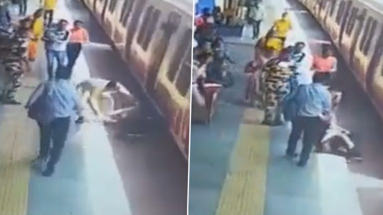 Mumbai: मुंबईतील वडाळा स्थानकात RPF कॉन्स्टेबलने वाचवला प्रवाशाचा जीव, पहा व्हिडिओ