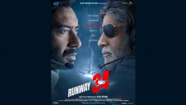 Runway 34 Motion Poster: अजय देवगण आणि अमिताभ बच्चन यांच्या आगामी चित्रपटाचे मोशन पोस्टर प्रदर्शित, चित्रपट लवकरच प्रेक्षकांच्या भेटीला