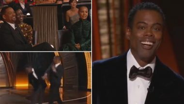 Oscars 2022:  पत्नीवर केलेल्या विनोदामुळे भडकला  Will Smith, ऑस्कर वितरण सोहळ्यातच होस्ट Chris Rock ला लगावली कानाखाली