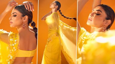 Mouni Roy ने पिवळ्या रंगाच्या साडीत केले हॉट फोटोशूट; साडीची किंमत ऐकूण तुम्हीही व्हाल अवाक, See Photos