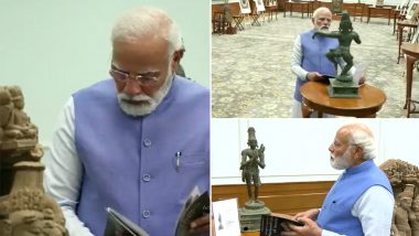 India-Australia Summit: ऑस्ट्रेलियाने भारताला परत केल्या 29 मौल्यवान कलाकृती; पंतप्रधान मोदींनी केली पाहणी, Watch Video