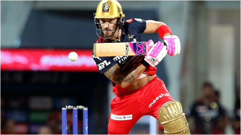 IPL 2022, PBKS vs RCB Match 3: फाफ डु प्लेसिस याची झंझावाती फलंदाजी, दिनेश कार्तिकची तुफान फटकेबाजी; पंजाब विरुद्ध बेंगलोरचा 205 धावांचा डोंगर