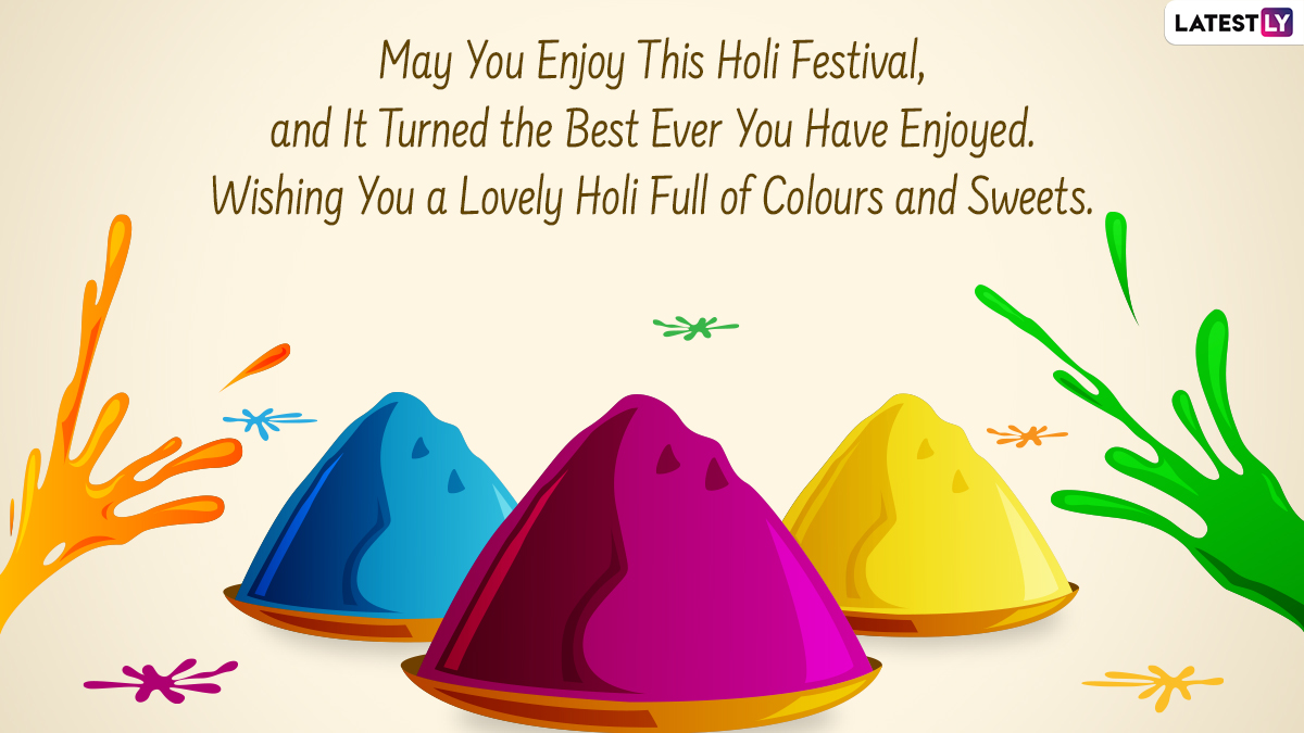 Happy Holi 2022 Wishes & HD Images: होळी निमित्त ...