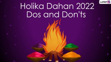Holika Dahan 2022 Dos and Don'ts: पांढरे कपडे न घालण्यापासून ते चारमुखी दिवा लावण्यापर्यंत, होलिका दहनाला हे उपाय केल्यास लक्ष्मी सदैव नांदेल घरात