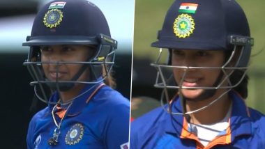 IND W vs BAN W, World Cup 2022: चांगल्या सुरुवातीनंतर भारताची फलंदाजी गडगडली, अवघ्या पाच चेंडूत तीन विकेट गमावल्या (Watch Video)