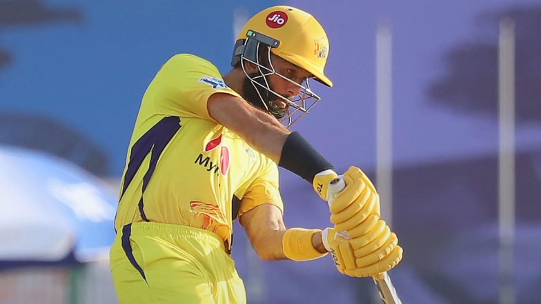 IPL 2022, RR vs CSK: Moeen Ali ने ठोकले दुसरे वेगवान अर्धशतक, PowerPlay मध्ये चेन्नईचा स्कोर 75/1