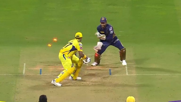 IPL 2022, CSK vs KKR: शेल्डन जॅक्सन कडून जबरदस्त स्टम्पिंग, एक सेकंदात CSK धुरंधर फलंदाजांची उडवली दांडी! (Watch Video)