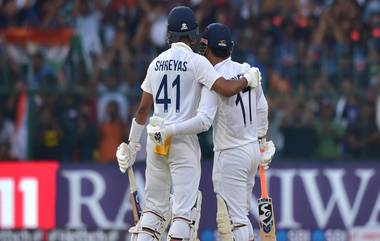 IND vs SL Pink-Ball Test Day 2: श्रेयस अय्यर-ऋषभ पंत यांची वादळी खेळी, भारताचा दुसरा डाव 309/9 धावांवर घोषित; श्रीलंकेसमोर विजयासाठी 447 रन्सचा डोंगर