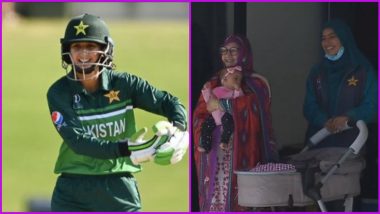 PAK W vs AUS W ICC Women's Cricket World Cup 2022  दरम्यान Bismah Maroof ने अर्धशतक केलं चिमुकल्या लेकीला समर्पित