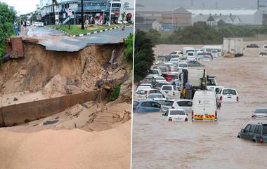 South Africa Floods: दक्षिण आफ्रिकेच्या Durban शहरात पुराचे थैमान; 300 हून अधिक लोकांचा मृत्यू