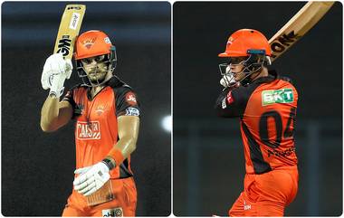 IPL 2022, GT vs SRH Match 40: अभिषेक शर्मा -एडन मार्करमचे विस्फोटक अर्धशतक, हैदराबादचे गुजरातसमोर 196 धावांचे भव्य आव्हान