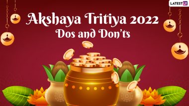 Akshaya Tritiya 2022 Dos and Don’ts:अक्षय्य तृतीयेला काय करावे, काय करू नये, पाहा