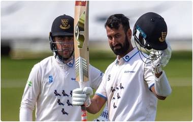 County Championship 2022: चेतेश्वर पुजाराची काऊंटी चॅम्पियनशिपमध्ये धूम, Sussex साठी ठोकले सलग तिसरे शतक