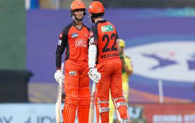 IPL 202, CSK vs SRH: हैदराबादची सावध सुरुवात, चेन्नईचे गोलंदाज पहिल्या विकेटच्या शोधात