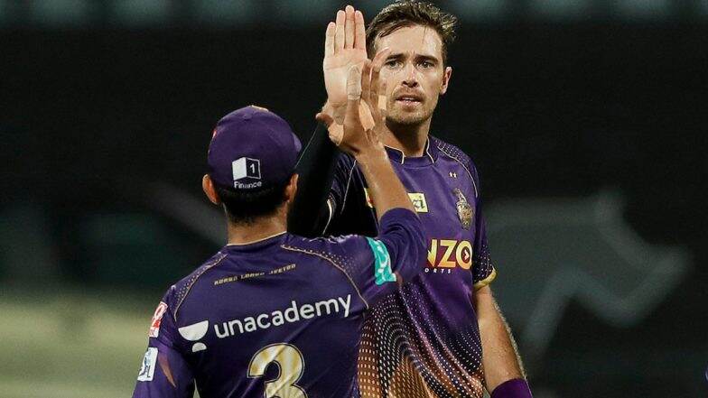 IPL 2022, KKR vs SRH: सनरायझर्स हैदराबादला साउदीने दिला दुसरा धक्का, राहुल त्रिपाठी स्वस्तात पॅव्हिलियनमध्ये