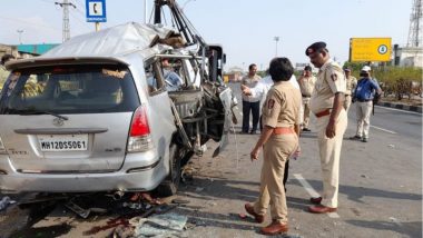 Solapur-Hyderabad Highway Accident: सोलापूर हैदराबाद महामार्गावर भीषण अपघात; 5 ठार, तर 4 जण जखमी