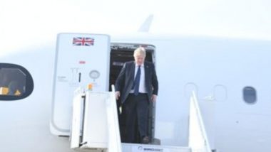 UK PM Boris Johnson's India Visit: ब्रिटनचे पंतप्रधान बोरिस जॉन्सन यांचे भारतात आगमन, अहमदाबादमध्ये बुलडोझर प्लांटचे करणार उद्घाटन