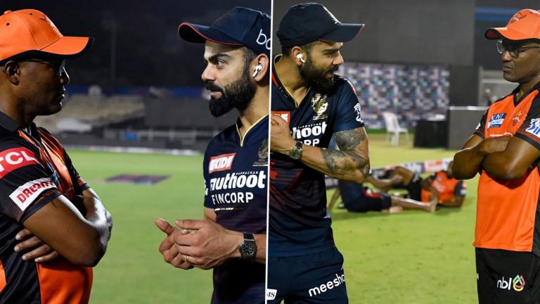 IPL 2022: शून्यातून शिखर गाठण्याची Virat Kohli याची तयारी सुरु, वेस्ट इंडिज दिग्गजकडून खास टिप्स घेताना कॅमेऱ्याने टिपला फोटो