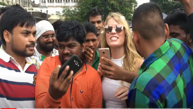Viral Video: मुंबईत आली परदेशी पाहुणी, गेटवेला सेल्फीसाठी जमली गर्दी, तरूणीने एका फोटोमागे आकारले 100 रुपये, पहा व्हिडिओ