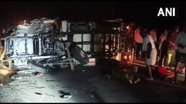 Andhra Pradesh: तीर्थयात्रेवरून परतताना भीषण रस्ता अपघात, 7 जणांचा जागीच मृत्यू, 11 जण जखमी