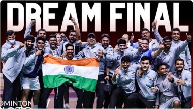 Thomas-Uber Cup Semifinals: भारतीय पुरुष संघाने घडवला इतिहास, डेन्मार्क टीमवर 3-2 ने मात करून पहिल्या थॉमस-उबर कप फायनलमध्ये मारली धडक