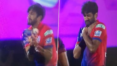 IPL 2022, DC vs SRH: दर्द के आगे जीत है! वेदनेवर मार करून Khaleel Ahmed ने केली कमाल, पुढच्या चेंडूवर एडन मार्करमला दाखवली पॅव्हिलियनची वाट (Watch Video)