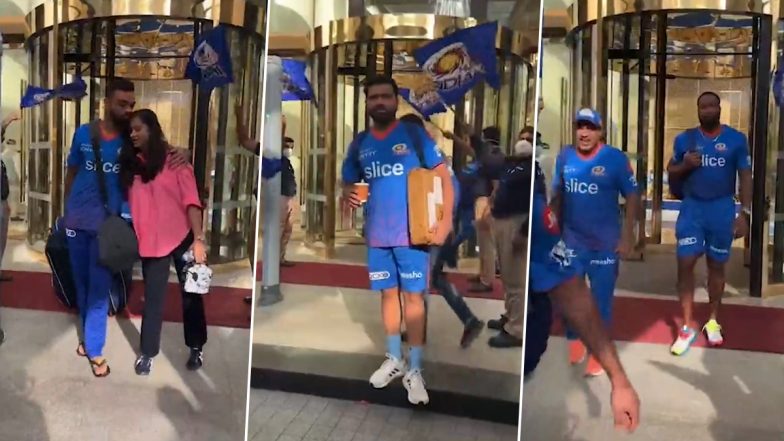 IPL 2022, MI vs GT: मुंबई इंडियन्सची सवारी Brabourne स्टेडियमला रवाना, दुसऱ्या विजयासाठी गुजरातशी भिडणार रोहितची ‘पलटन’ (Watch Video)