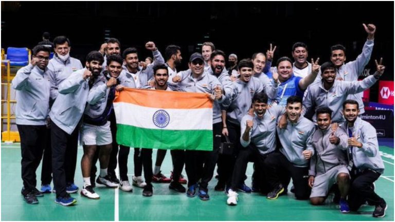 Thomas Cup Final 2022: भारतीय बॅडमिंटन संघाने रचला इतिहास; प्रथमच जिंकला थॉमस कपचा किताब, Bharat Mata Ki Jai ने गुंजले स्टेडिअम (Watch Video)