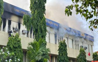 Mumbai Fire: सांताक्रुझ मधील LIC Office  इमारतीला आग; 8 फायर टेंडर्स घटनास्थळी