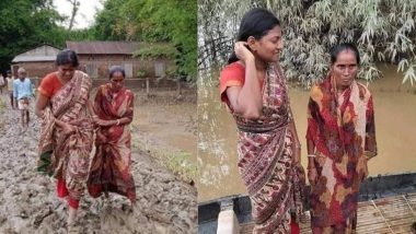 Assam Flood: चिखलात फिरुन आसामच्या पूरग्रस्तांपर्यंत पोहोचली महिला IAS अधिकारी, फोटो होत आहे व्हायरल