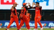 IPL 2022, MI vs SRH: रोमहर्षक सामन्यात सनरायझर्स हैदराबादचा विजय, मुंबईचा तीन धावांनी पराभव, प्लेऑफची लढत झाली रंजक