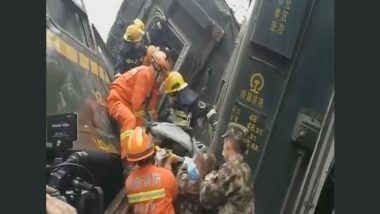 China Bullet Train Derail: चीनमध्ये 300 किमी प्रतितास वेगाने धावणारी बुलेट ट्रेन रुळावरून घसरली; चालकाचा मृत्यू; अनेक जखमी