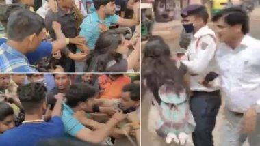 Viral Video: चुकीच्या दिशेने गाडी चालवल्याने ट्रॅफिक पोलिसाने अडवले; तरुणांनी केली मारहाण (Watch)