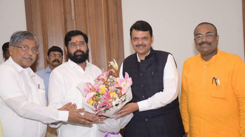Eknath Shinde: मुख्यमंत्रीपदासाठी नाव जाहीर झाल्यानंतर एकनाथ शिंदे यांची पहिली प्रतिक्रिया, फडणवीसांचे कौतुक आणि उद्धव यांच्यावर साधला निशाणा