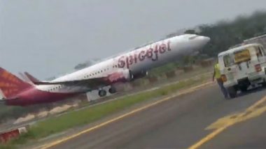 Patna-Delhi SpiceJet Flight Fire: पटनाहून दिल्लीला जाणाऱ्या स्पाईसजेटच्या विमानाला आग; विमानतळावर करण्यात आले सुरक्षित लँडिंग, Watch Video