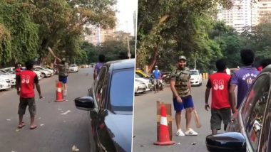 Viral Video: हिटमॅन मुंबईच्या रस्त्यांवर खेळतोय 'गल्ली क्रिकेट', व्हिडिओ व्हायरल