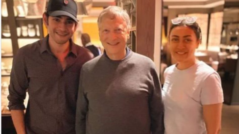 Mahesh Babu-Namrata Shirodkar यांची अमेरिकेत  Bill Gates सोबत भेट; अभिनेत्याने शेअर केला फोटो