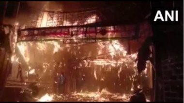 Tamil Nadu: मदुराई येथील संथाना मरियमम्न मंदिराच्या वार्षिक उत्सवादरम्यान आग; शेड, दुकाने आणि वाहने जळून खाक
