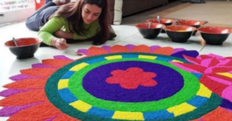 Vat Purnima 2022 Rangoli Designs: वट पौर्णिमेनिमित्त 'या' सोप्प्या, सुंदर रांगोळी काढून सजवा अंगण