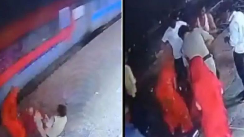 Uttar Pradesh: रेल्वे स्टेशनवर RPF जवानाने वाचवले वृद्ध महिलेचे प्राण, पहा व्हिडिओ
