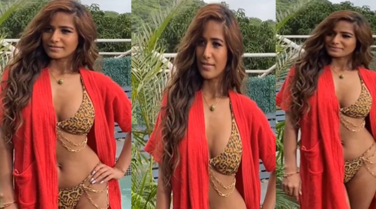 Poonam Pandey Bikini Video: पूनम पांडेने लेपर्ड प्रिंट बिकिनीमध्ये घडवले कमनीय बांध्याचे दर्शन; पहा तिचा घायाळ करणारा व्हिडीओ (Watch)