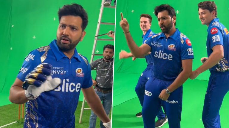 Rohit Sharma: मुंबई इंडियन्सने शेअर केला रोहित शर्माची व्हिडिओ, कॅप्टन म्हणाला डाॅन्स नाही करणार आणि मग केलं असं (Watch Video)